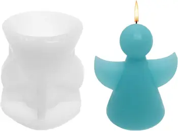 Форма для свечи Little Angel | Формы Little Angel для ароматерапевтических свечей Украшения | Силиконовые формы, подходящие для поделок